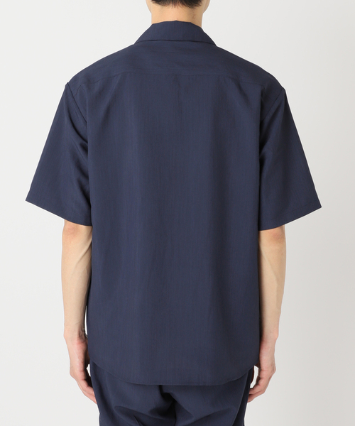 417 EDIFICE（フォーワンセブンエディフィス）の「【Plan Tech】オープンカラーシャツ　”セットアップ着用可能”（シャツ/ブラウス・メンズ・グリーン/ネイビー/ブルー系その他/チャコールグレー/マルチ/ベージュ/その他1・SMALL/MEDIUM/LARGE/X-LARGE）」の21枚目の写真