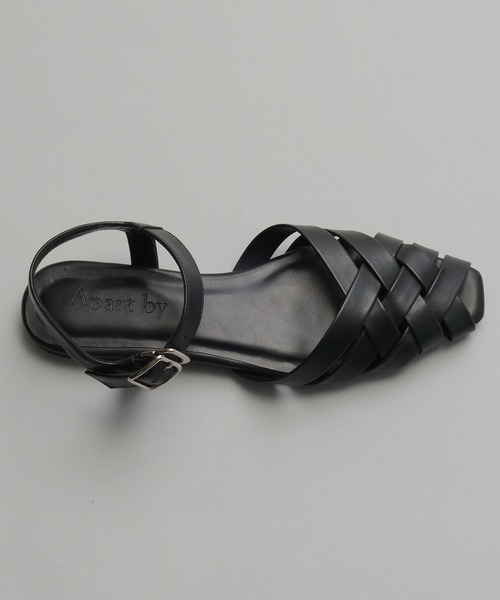 A part by(アパートバイ)の「ケージサンダル(サンダル・レディース・Silver/ブラック・LARGE/MEDIUM)」の3枚目の写真