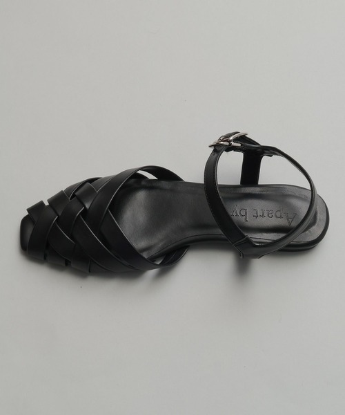 A part by(アパートバイ)の「ケージサンダル(サンダル・レディース・Silver/ブラック・LARGE/MEDIUM)」の4枚目の写真