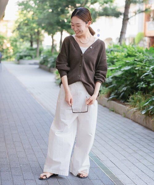 IENA（イエナ）の「テープヤーン 2WAYカシュクールカーディガン
