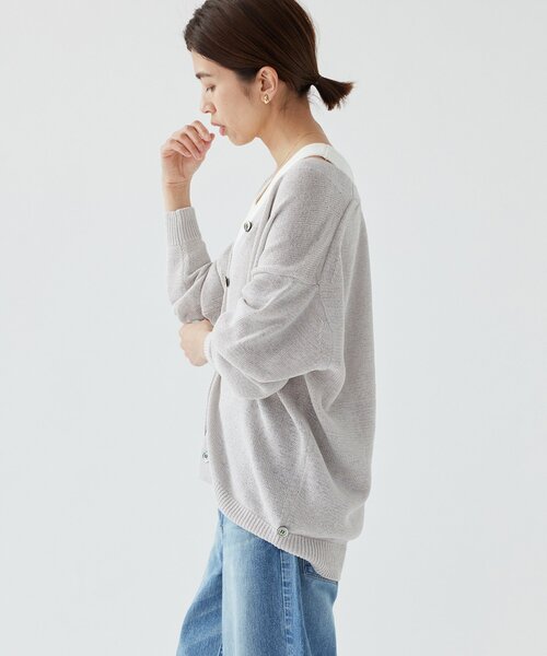 IENA（イエナ）の「テープヤーン 2WAYカシュクールカーディガン