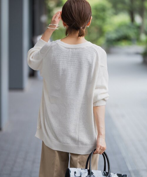IENA（イエナ）の「テープヤーン 2WAYカシュクールカーディガン