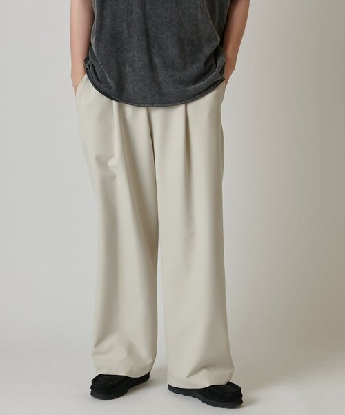 Lui's（ルイス）の「web限定 ワイドスラックス（その他パンツ・メンズ・ブラック/チャコールグレー/ライトグレー・S/M）」の9枚目の写真