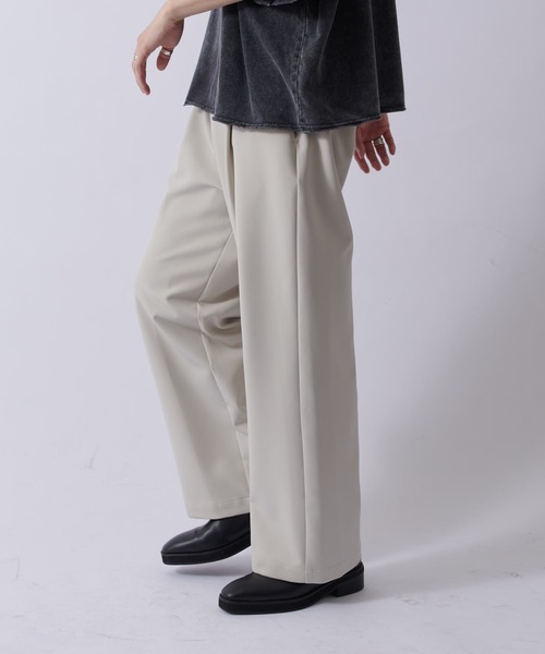 Lui's（ルイス）の「web限定 ワイドスラックス（その他パンツ・メンズ・ブラック/チャコールグレー/ライトグレー・S/M）」の20枚目の写真