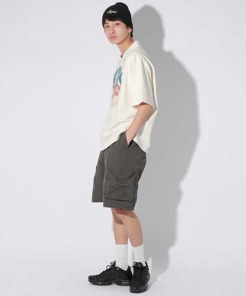 Anui(アニュイ)の「【UNISEX】レトロアートポロプルオーバー(Tシャツ/カットソー・レディース・オフホワイト/ブラック・MEDIUM)」の14枚目の写真