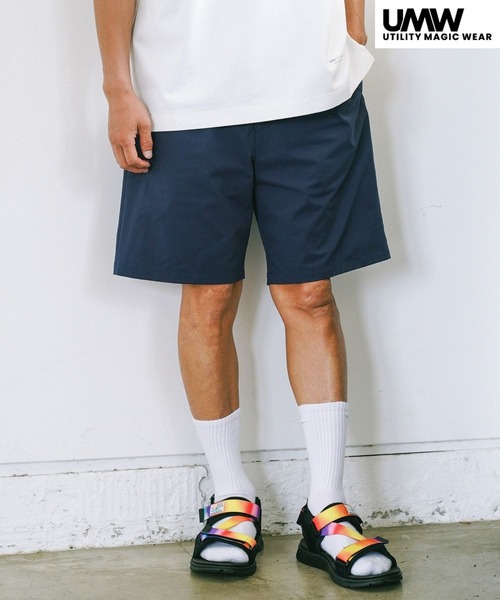 BAYFLOW（ベイフロー）の「［セットアップ可］UMWファンクションショートパンツ【吸水速乾・紫外線防止・ストレッチ】（その他パンツ・メンズ・ブラック/ネイビー・MEDIUM/LARGE）」の2枚目の写真