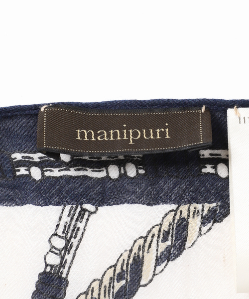 manipuri（マニプリ）の「manipuri（マニプリ）Stole ネイティブビット 120x120cm　0141333030（ストール/ショール・レディース・ホワイト・FREE）」の7枚目の写真