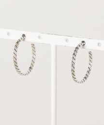 tone（トーン）の「【925 SILVER ACC】Ropeフープピアス23mmSV925(OG)（ピアス（両耳用））」