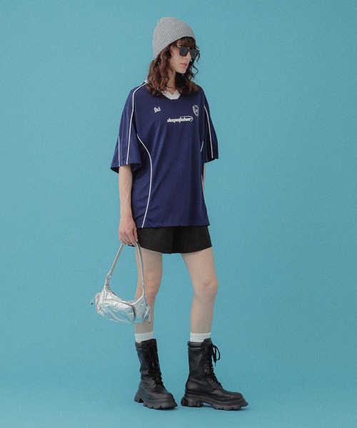 DISPATCHER NO.8(ディスパッチャーナンバーエイト)の「タフタショートパンツ(その他パンツ・レディース・ベージュ/ブラック・ONE SIZE)」の21枚目の写真