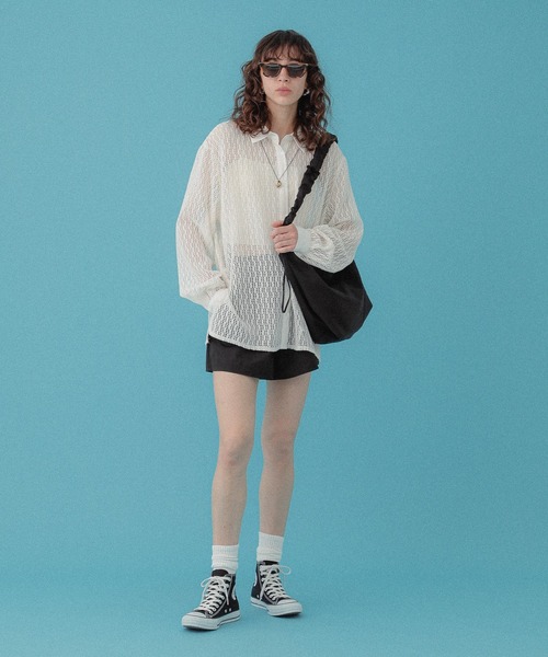 DISPATCHER NO.8(ディスパッチャーナンバーエイト)の「タフタショートパンツ(その他パンツ・レディース・ベージュ/ブラック・ONE SIZE)」の18枚目の写真