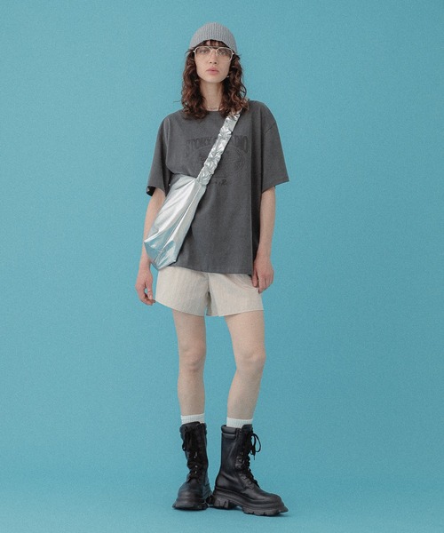 DISPATCHER NO.8(ディスパッチャーナンバーエイト)の「タフタショートパンツ(その他パンツ・レディース・ベージュ/ブラック・ONE SIZE)」の15枚目の写真