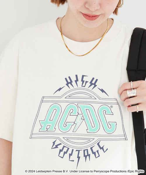 GOOD ROCK SPEED（グッドロックスピード）の「GOOD ROCK SPEED/グッドロックスピード ロックT(AC/DC)（Tシャツ/カットソー・レディース・ホワイト・FREE）」の9枚目の写真