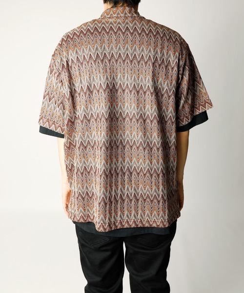 INASTUDIOS ZOO(イーナストゥディオスズー)の「「INASTUDIOS SELECT」オープンカラーシャツ(シャツ/ブラウス・メンズ・ホワイト/ブラウン/ブラック/ブラック系その他/ブルー・MEDIUM/LARGE/X-LARGE)」の13枚目の写真