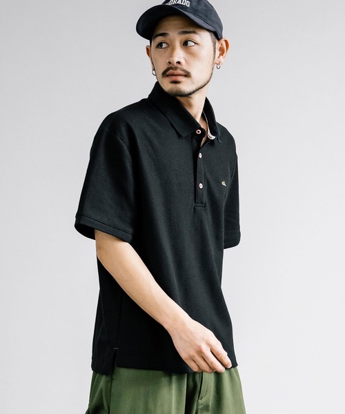 KRIFF MAYER(クリフメイヤー)の「KRIFF MAYER クリフメイヤー 接触冷感 リラックス冷感リンクスカノコポロシャツ 2345105(ポロシャツ・メンズ・オフホワイト/ネイビー×ホワイト/ネイビー/ホワイト×ブラック/ブラック・L/XL/M)」の12枚目の写真