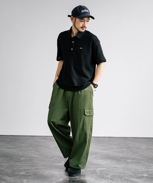 KRIFF MAYER(クリフメイヤー)の「KRIFF MAYER クリフメイヤー 接触冷感 リラックス冷感リンクスカノコポロシャツ 2345105(ポロシャツ・メンズ・オフホワイト/ネイビー×ホワイト/ネイビー/ホワイト×ブラック/ブラック・L/XL/M)」の13枚目の写真