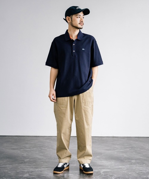 KRIFF MAYER(クリフメイヤー)の「KRIFF MAYER クリフメイヤー 接触冷感 リラックス冷感リンクスカノコポロシャツ 2345105(ポロシャツ・メンズ・オフホワイト/ネイビー×ホワイト/ネイビー/ホワイト×ブラック/ブラック・L/XL/M)」の17枚目の写真