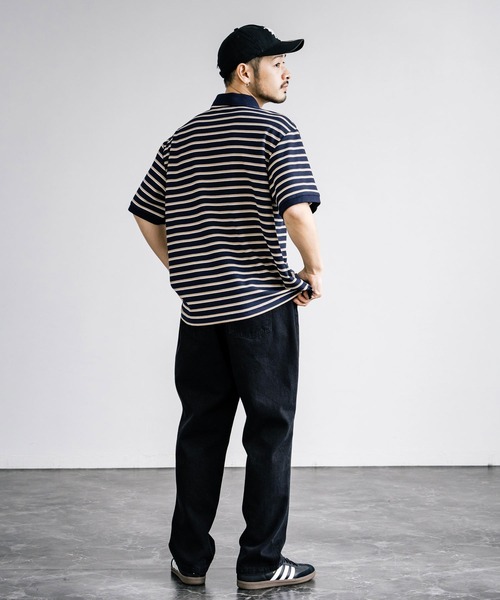 KRIFF MAYER(クリフメイヤー)の「KRIFF MAYER クリフメイヤー 接触冷感 リラックス冷感リンクスカノコポロシャツ 2345105(ポロシャツ・メンズ・オフホワイト/ネイビー×ホワイト/ネイビー/ホワイト×ブラック/ブラック・L/XL/M)」の22枚目の写真