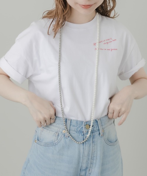 SMELLY（スメリー）の「メタルパールコンビロングネックレス（ネックレス・レディース・シルバー系その他・-）」の5枚目の写真