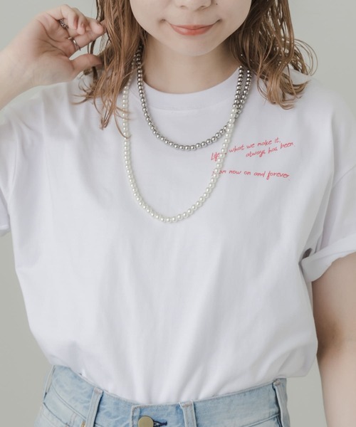 SMELLY（スメリー）の「メタルパールコンビロングネックレス（ネックレス・レディース・シルバー系その他・-）」の6枚目の写真