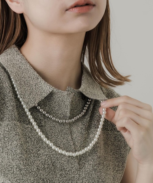 SMELLY（スメリー）の「メタルパールコンビロングネックレス（ネックレス・レディース・シルバー系その他・-）」の10枚目の写真