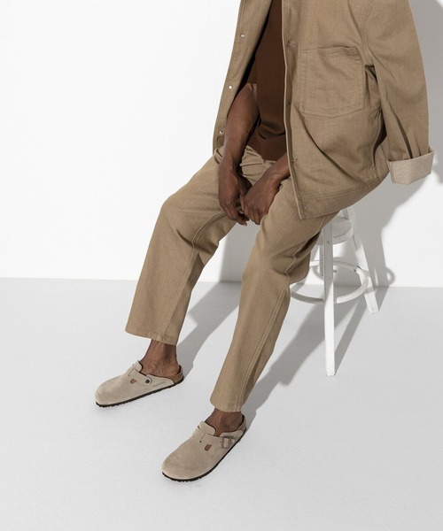 BIRKENSTOCK（ビルケンシュトック）の「BIRKENSTOCK/ビルケンシュトック Boston ボストン サンダル スエードレザー（サンダル・メンズ・ブラウン/ホワイト/ブラック/ベージュ/モカ・38/42/41/39/40/36/43/37）」の7枚目の写真