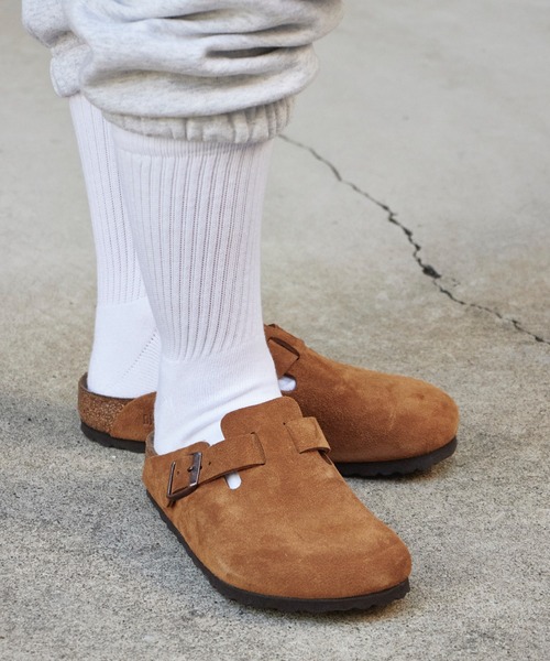 BIRKENSTOCK(ビルケンシュトック)の「BIRKENSTOCK/ビルケンシュトック Boston ボストン サンダル スエードレザー(サンダル・メンズ・ブラウン/ホワイト/ブラック/ベージュ/モカ・38/42/41/39/40/36/43/37)」の6枚目の写真