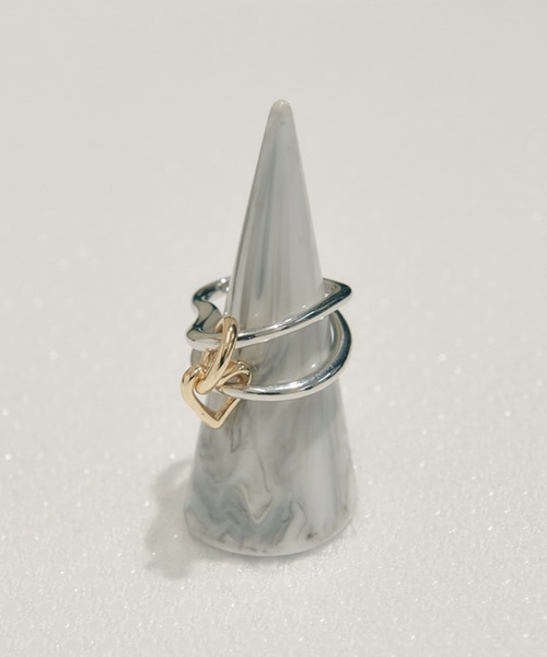 GOLDY（ゴールディ）の「リンキング メタル ハート リング（リング・レディース・ゴールド/その他/シルバー・FREE）」の12枚目の写真