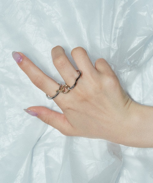 GOLDY（ゴールディ）の「リンキング メタル ハート リング（リング・レディース・ゴールド/その他/シルバー・FREE）」の8枚目の写真