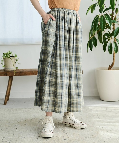 チェックギャザースカート（スカート）｜Crisp（クリスプ）