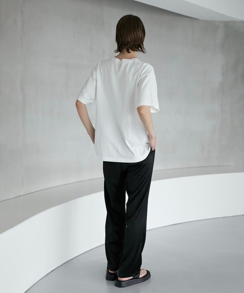 LA PEAU DE GEM（ラポドゥジェム）の「【LA PEAU DE GEM】WHAT AM I Tee（Tシャツ/カットソー・レディース・ホワイト/グレー・FREE）」の7枚目の写真