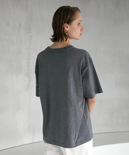 LA PEAU DE GEM（ラポドゥジェム）の「【LA PEAU DE GEM】WHAT AM I Tee（Tシャツ/カットソー・レディース・ホワイト/グレー・FREE）」の14枚目の写真