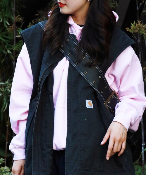 GILDAN（ギルダン）の「GILDAN/ギルダン 8.0ozヘビーブレンド オーバーサイズ プルオーバーパーカー 裏起毛（パーカー・メンズ・レッド/グレー/オレンジ/パープル/ブラック/ホワイト/ライム/サンドベージュ/ネイビー/カーキ/ライトブルー/ダークグリーン/ロイヤルブルー/ピンク/ミント/ライトパープル/マルーン/ゴールド/ダークブラウン/ライトピンク/グリーン/ベージュ/スカイブルー・M/S/L/XL）」の19枚目の写真