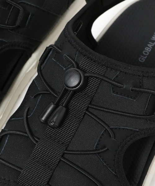 GLOBAL WORK(グローバルワーク)の「エアかるコードサンダル/129856(サンダル・メンズ・ブラック×ホワイト/ブラック・M/L)」の10枚目の写真