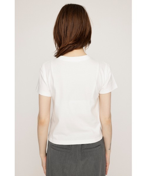 SLY（スライ）の「COMPACT LOGO T/SH コンパクト ロゴ Tシャツ（Tシャツ/カットソー・レディース・ブラック/ピンク/ブラウン/ホワイト/ダークグレー・FREE）」の11枚目の写真