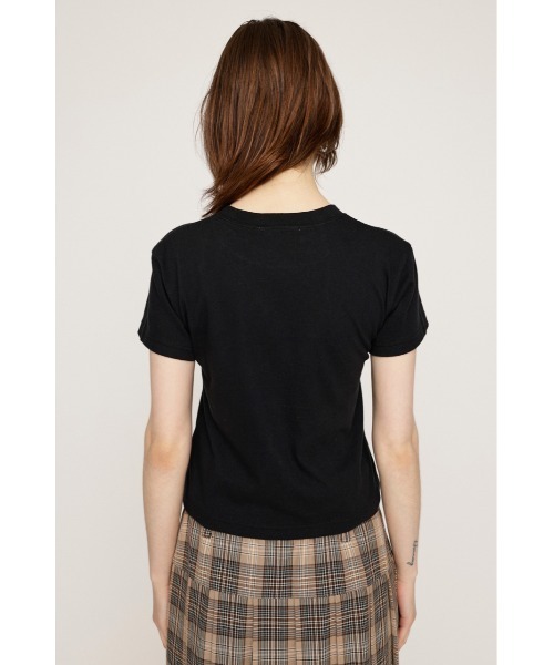 SLY（スライ）の「COMPACT LOGO T/SH コンパクト ロゴ Tシャツ（Tシャツ/カットソー・レディース・ブラック/ピンク/ブラウン/ホワイト/ダークグレー・FREE）」の19枚目の写真