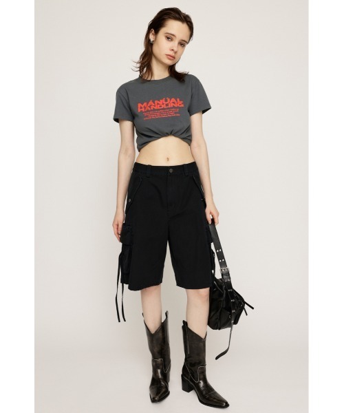 SLY（スライ）の「COMPACT LOGO T/SH コンパクト ロゴ Tシャツ（Tシャツ/カットソー・レディース・ブラック/ピンク/ブラウン/ホワイト/ダークグレー・FREE）」の22枚目の写真