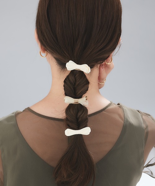 にゃあゴ様①　No.594 他　ヘアゴム カボションのみ　計5点　+　2点セット ZHEJIA コイルポニー ヘアアクセサリー (2本セット) コイル