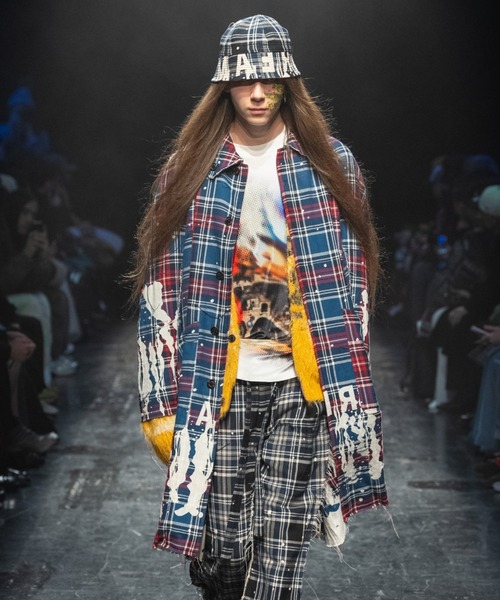 SEVESKIG(セヴシグ)の「SEVESKIG/セブシグ/Fading Leopard Knit(カーディガン/ボレロ・メンズ・ブルー/イエロー・M/L)」の11枚目の写真