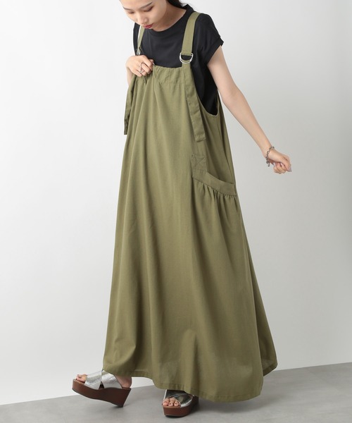 セール】【SETUP7】ジャンパースカートサロペット オーバーオール