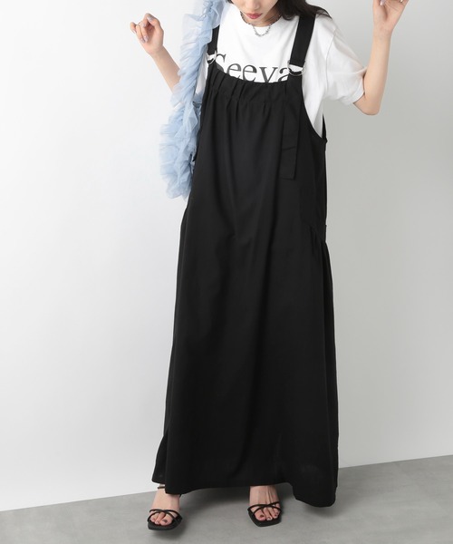 セール】【SETUP7】ジャンパースカートサロペット オーバーオール