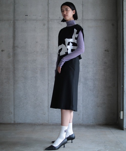 【セール】LIE PRINTED SLEVELESS TOP（Tシャツ/カットソー）｜G.V.G.V.（ジーヴィージーヴィー）