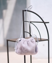 un dix cors | ファー巾着バッグ(ハンドバッグ)