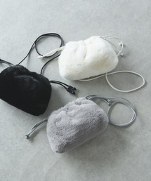 un dix cors | ファー巾着バッグ(ハンドバッグ)