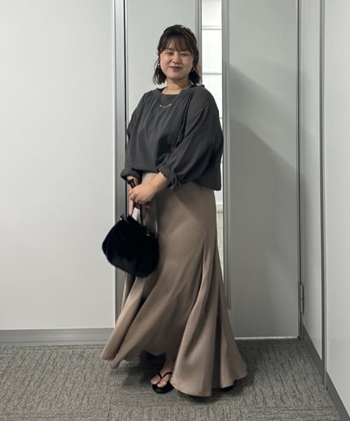 un dix cors（アンディコール）の「ファー巾着バッグ（ハンドバッグ・レディース・ブラック/グレー/ホワイト・FREE）」の21枚目の写真