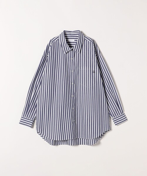 SHIPS any:〈洗濯機可能〉REPREVE レギュラーカラー ルーズ ポケット