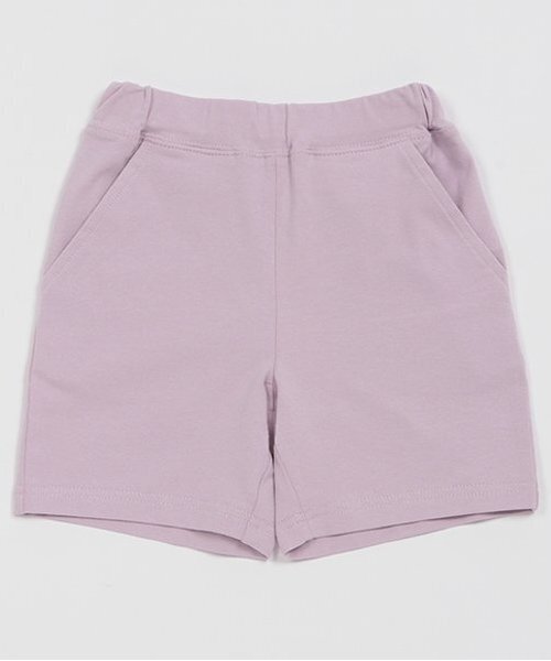 petit main(プティマイン)の「【プティプラ】GIRLSカットショーパン(スウェットパンツ・キッズ・オフホワイト/サックスブルー/レッド/ラベンダー・80cm/90cm/100cm/110cm/120cm/130cm)」の4枚目の写真