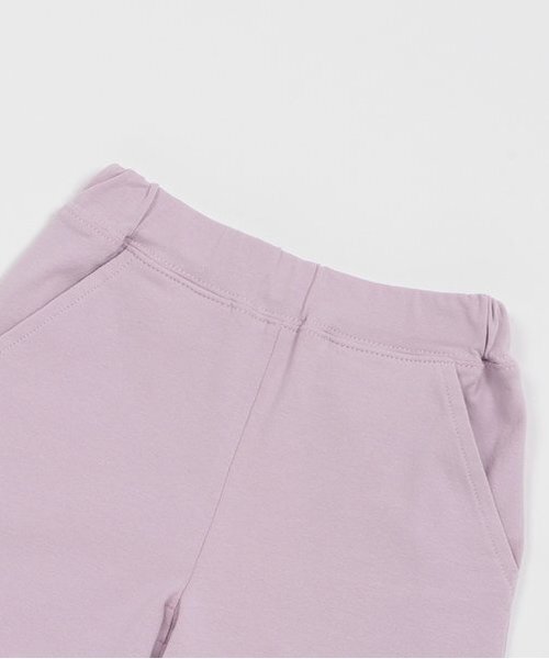petit main(プティマイン)の「【プティプラ】GIRLSカットショーパン(スウェットパンツ・キッズ・オフホワイト/サックスブルー/レッド/ラベンダー・80cm/90cm/100cm/110cm/120cm/130cm)」の14枚目の写真