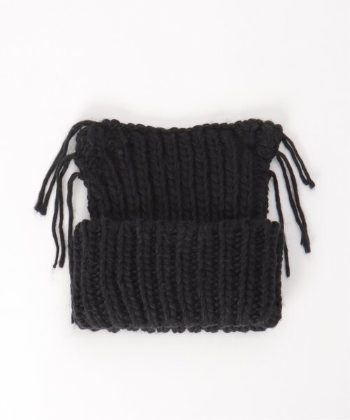 VENCEEXCHANGE（ヴァンスエクスチェンジ）の「ローゲージねこみみニット帽/猫耳/ネコ（ニットキャップ/ビーニー・レディース・アイボリー/ブラック/ブルー・FREE）」の7枚目の写真