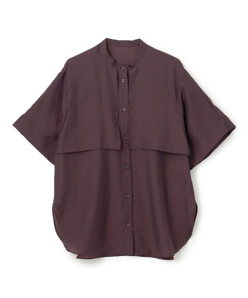 【セール】【洗える】シアーサテン ヨークブラウス（シャツ/ブラウス）｜UNFILO（アンフィーロ）