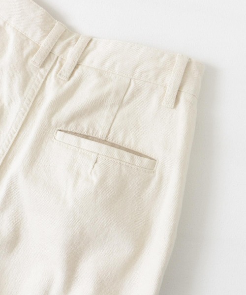 FORK&SPOON（フォークアンドスプーン）の「FORK&SPOON　ソフトツイストデニムインタックパンツ（デニムパンツ・レディース・アイボリー/ブラック/インディゴブルー・1/2）」の11枚目の写真